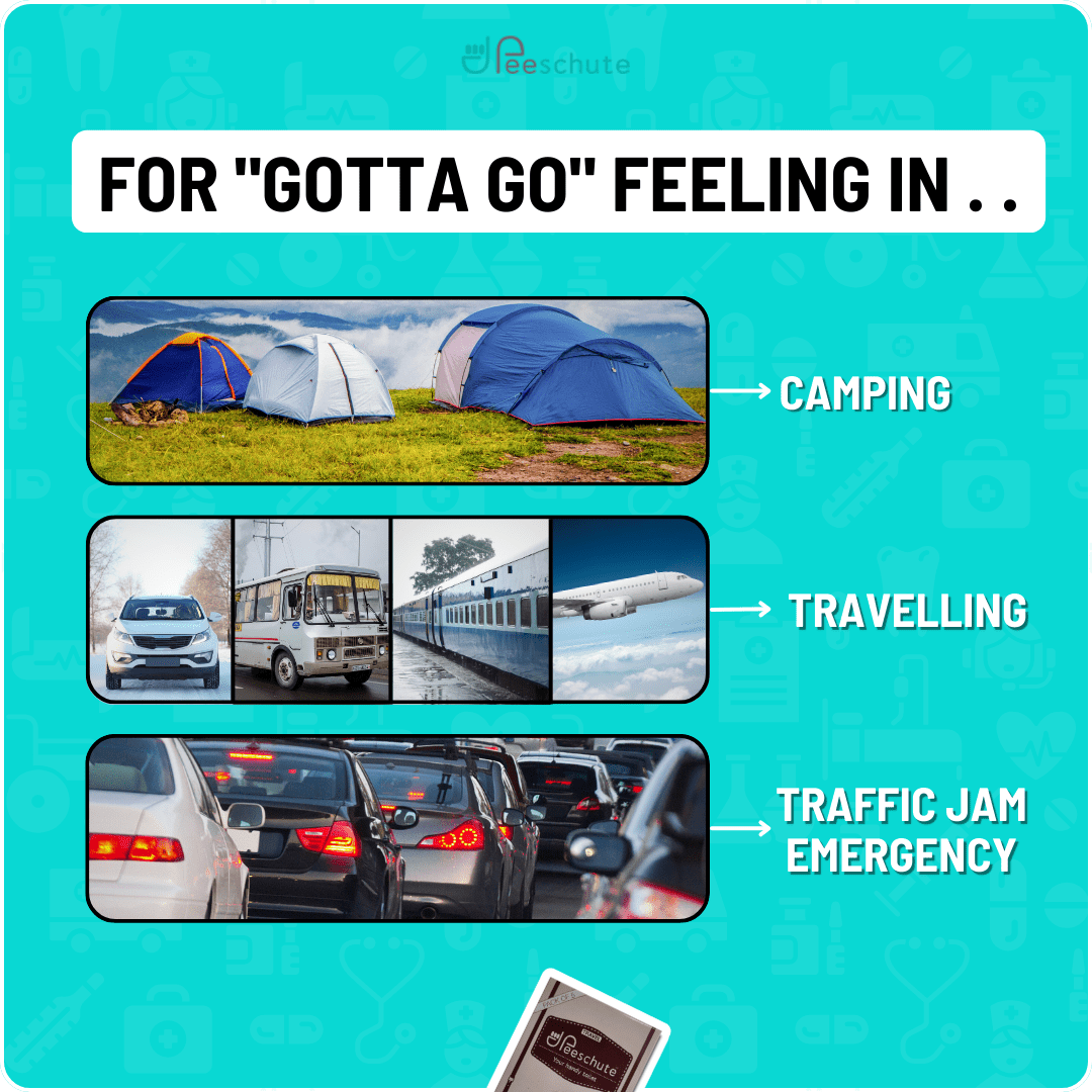 Peeschute Travel-Disposable Pee Bags for travel - Image 4