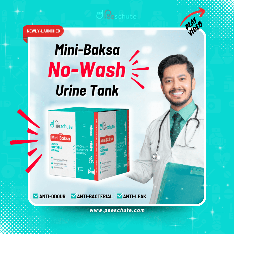 Mini Baksa- Portable Urine Tank for Bedridden - Image 3
